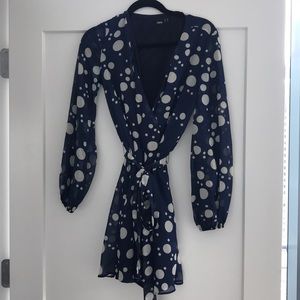 Navy Asos Dress